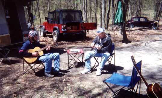 Jeep and guitar jam