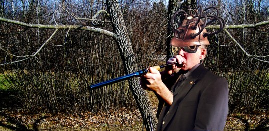 Feral demonstrates a (patent pending) blowgun firearm