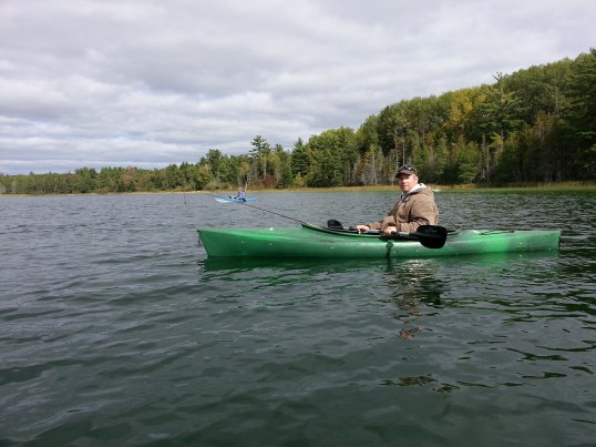 Natch on Pickeral with Feral in the distance